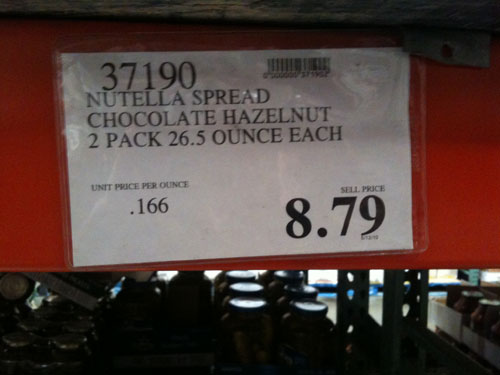 nutella-costco
